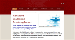 Desktop Screenshot of advancedleadershipacademylaunch.com